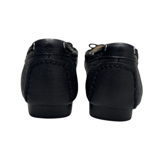 Women’s Michael Kors Sutton Black Leather Slip- On Tassel Loafers: 7.5 - Picture 7 of 10